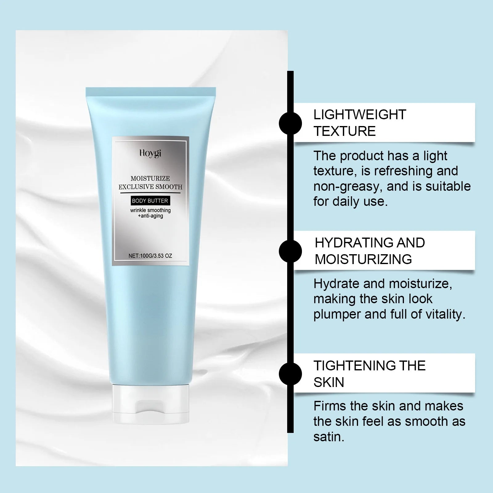 Body Firming Cream Moisturizing Improve Sagging Skin Repair Dryness Tightening Collagen Firming Vitamin B5 Body Butter Lotion Peaceful Pleasures Health and Wellness
