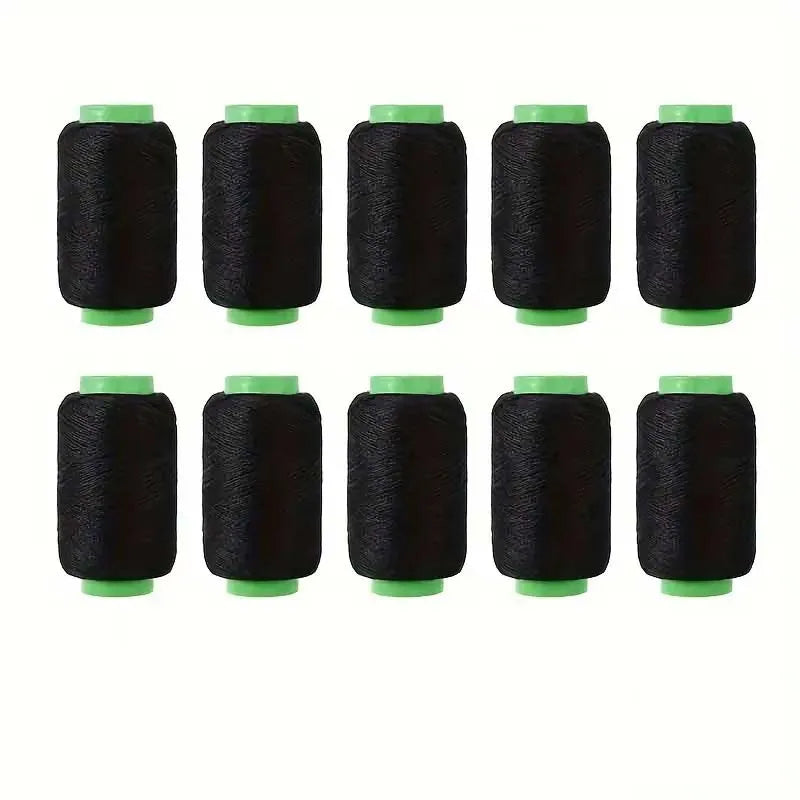 Black & White Sewing Thread Set with Assorted Hand Needles