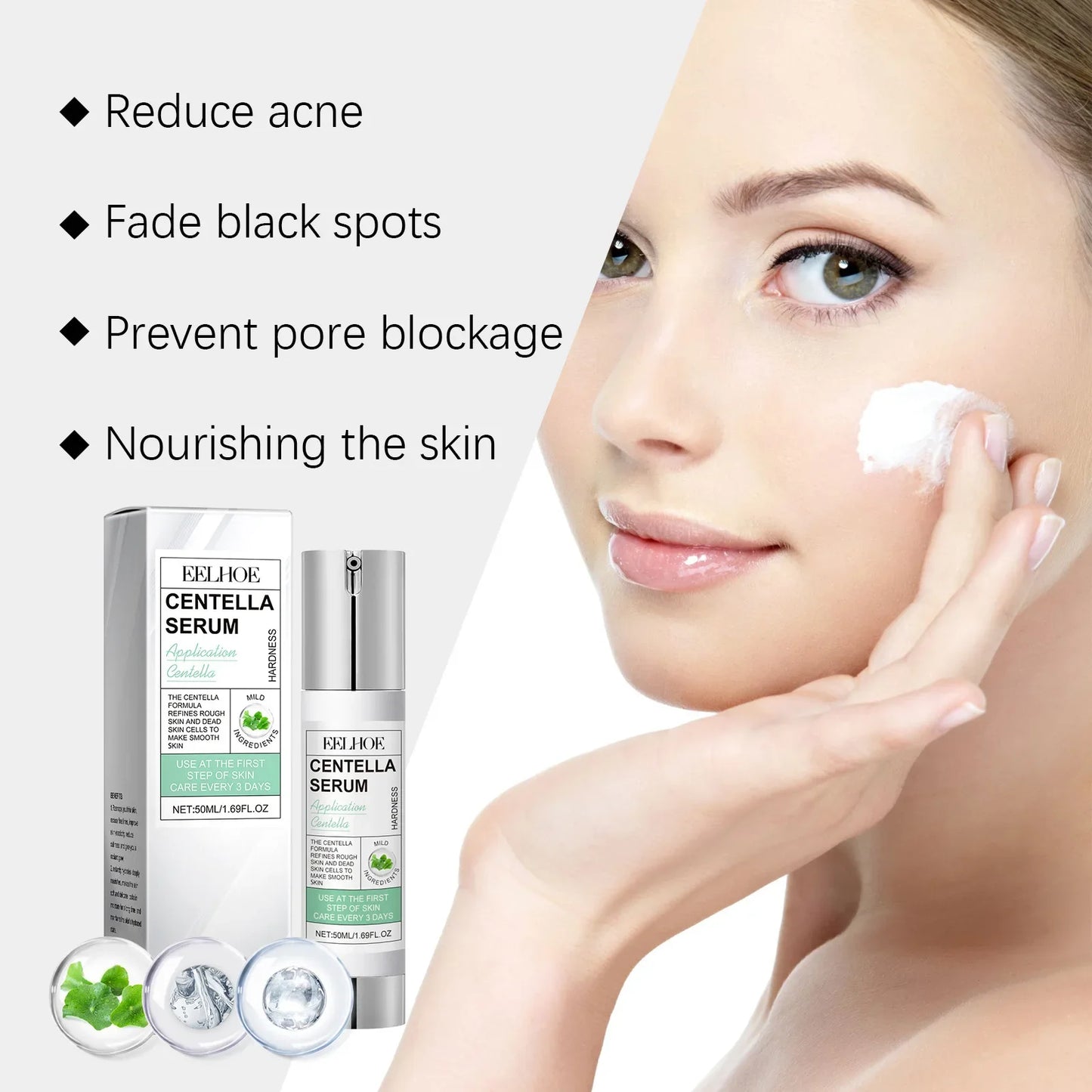 Eelhoe Centella Asiatica Face Serum – Brighten & Hydrate 50ml