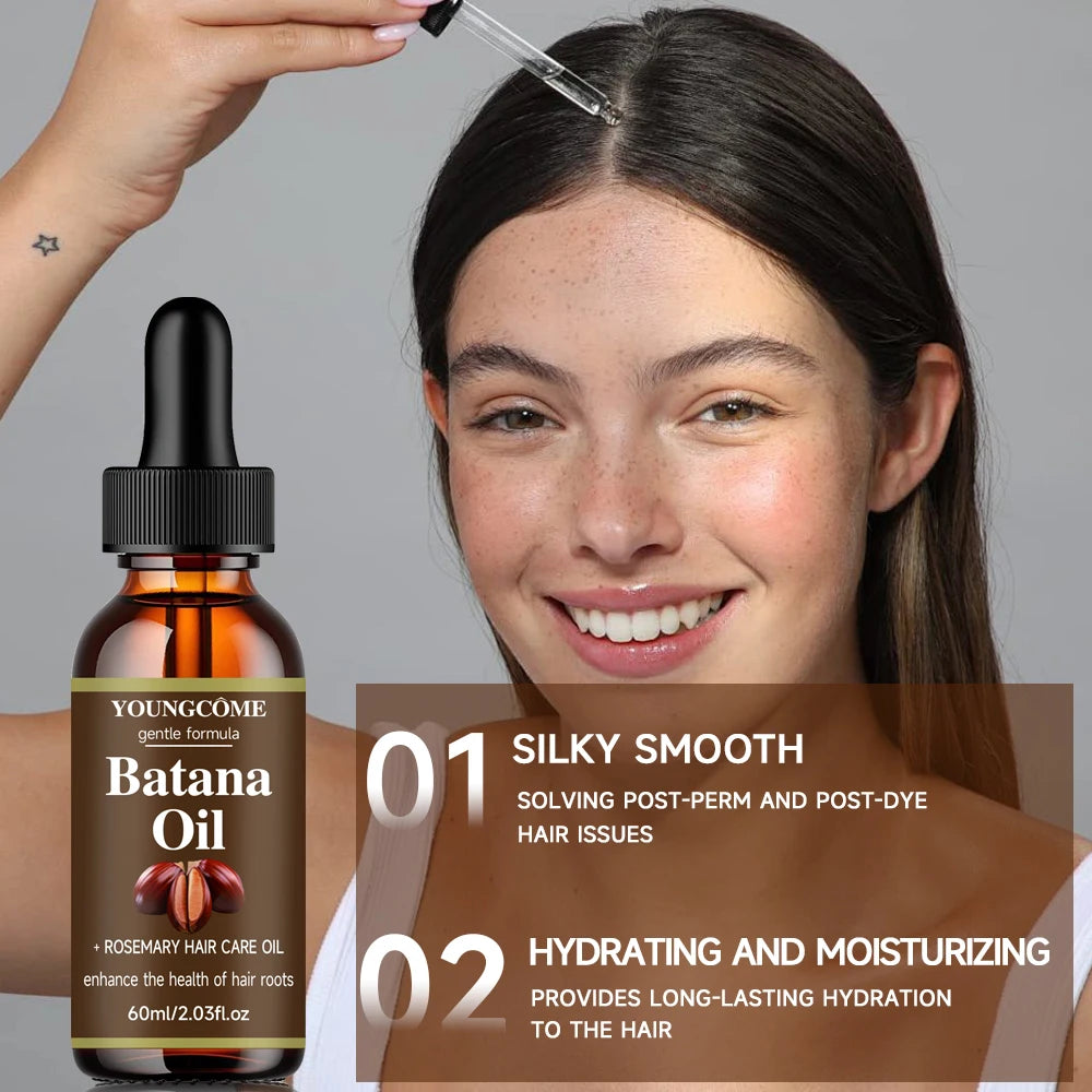 Natural 100% Pure Batana Oil For Hair Growth Batana Oil Butter Hair Mask Serum Smoothing Scalp Treatment Hair Care 2025 new Peaceful Pleasures Health and Wellness