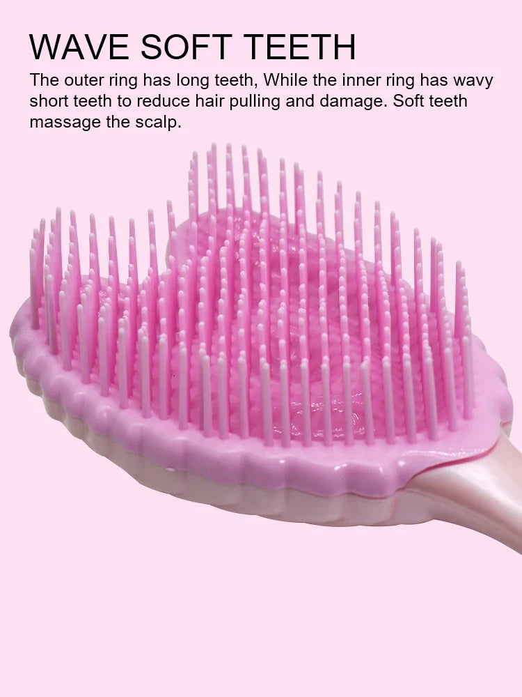 Mini Angel Detangling Hair Brush – Anti-Static Comb