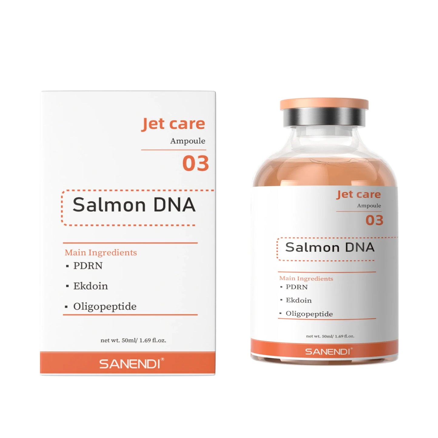 SANENDI Salmon DNA Serum – Hyaluronic Acid & Peptide Essence