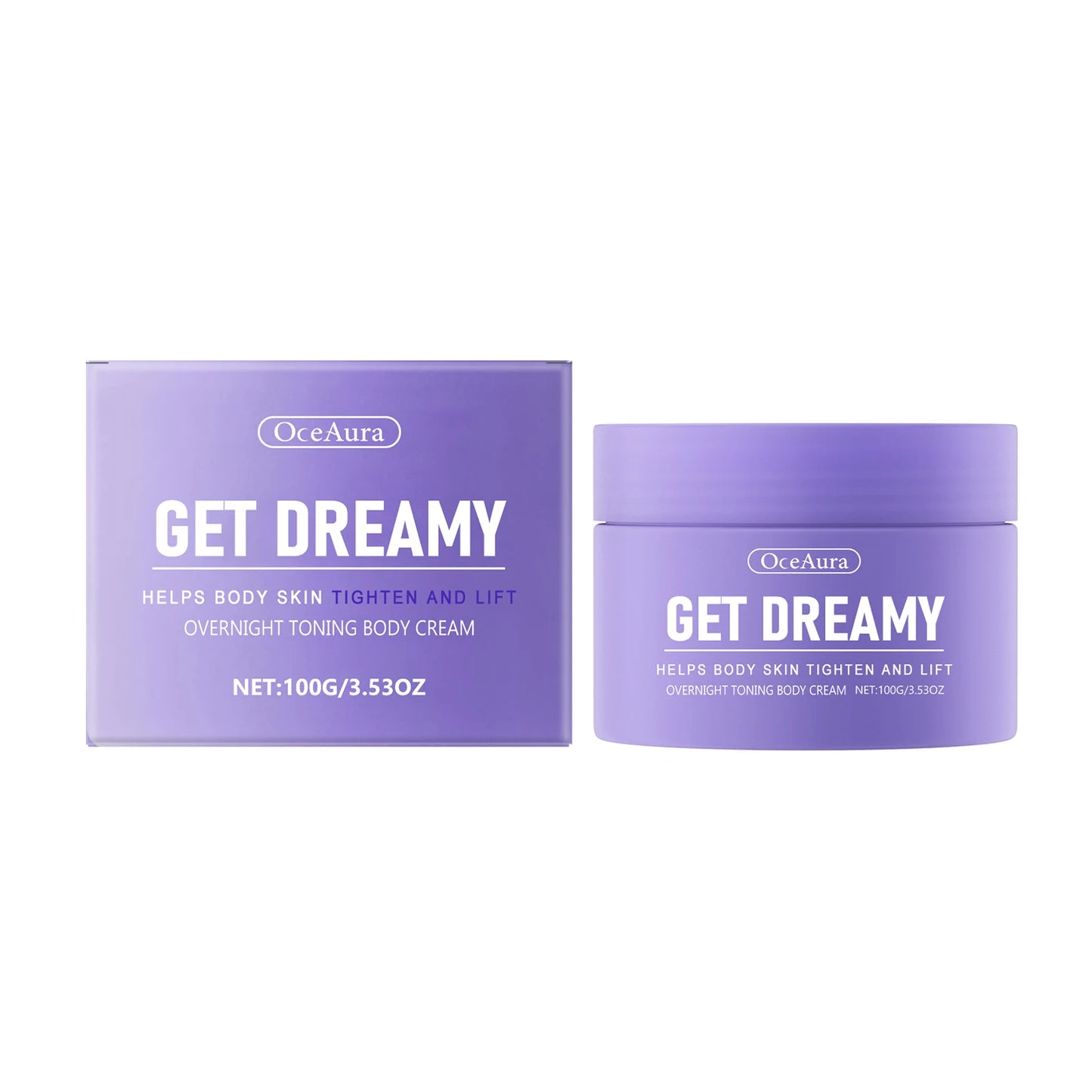 Oceaura Body Shaping Cream Lasting Moisturize Enhance Skin Elasticity Reduce Sagging Lifting Softening Slimming Body Cream Peaceful Pleasures Health and Wellness 100g United States