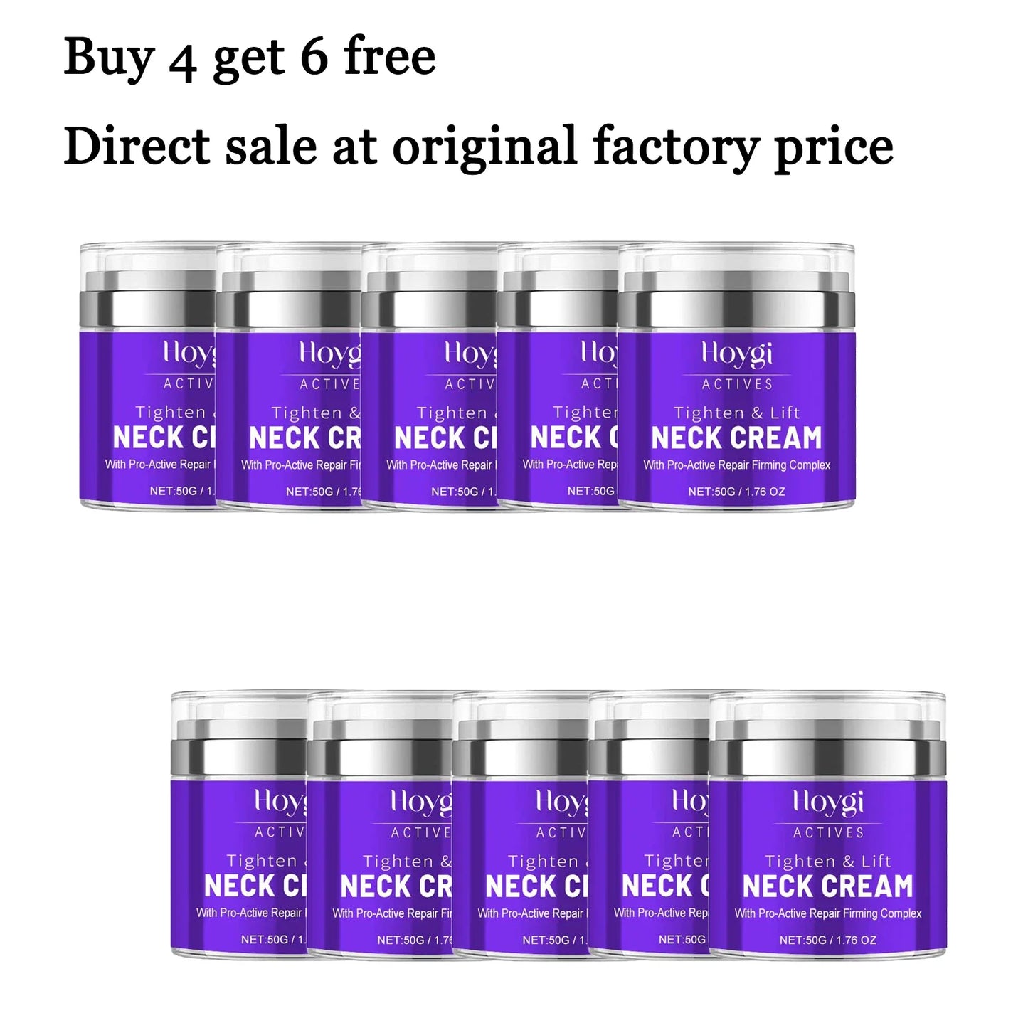 Hoygi Neck Firming Cream – Avocado Oil, Anti-Wrinkle 50g