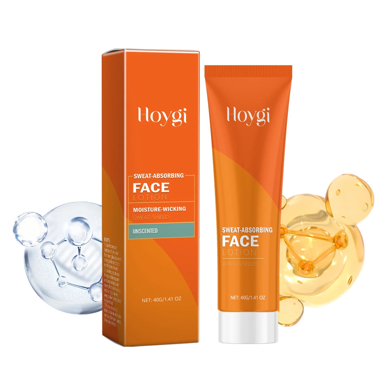 Sweat Absorbing Lotion for Face Oil Control Improve Roughness Lasting Refreshing Prevent Clogging Pore Moisturizing Face Cream Peaceful Pleasures Health and Wellness 40g Boxed