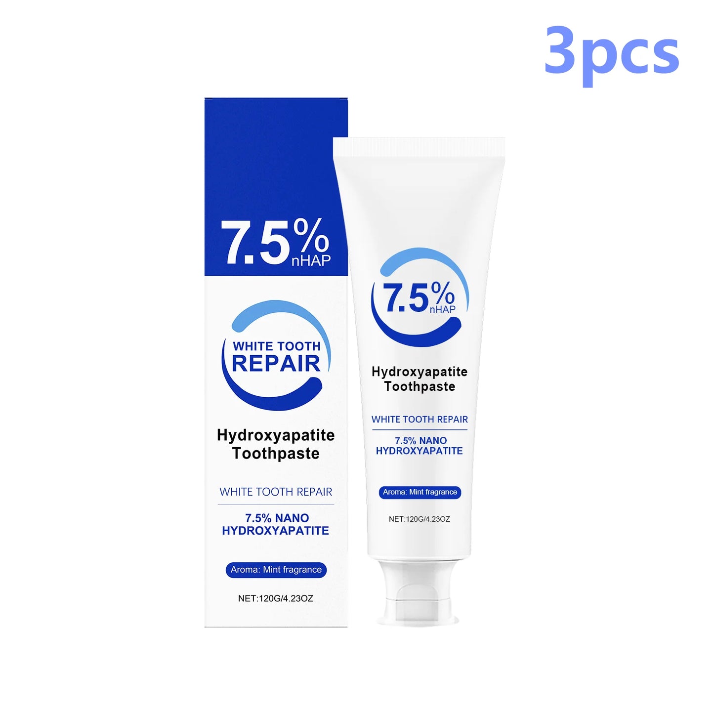 Nano Hydroxyapatite Toothpaste | Whitening & Fresh Breath 120g