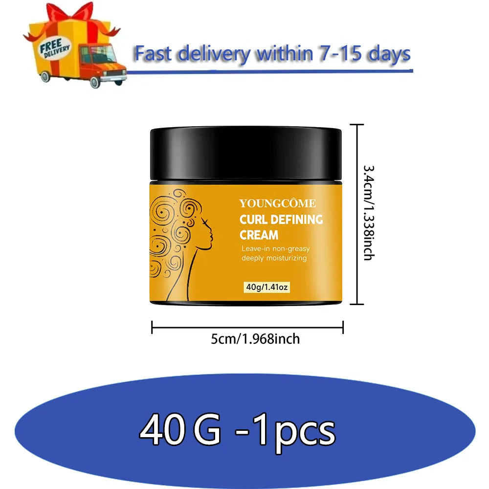 Curl Defining Cream – Volumizing, Frizz Control & Nourishing
