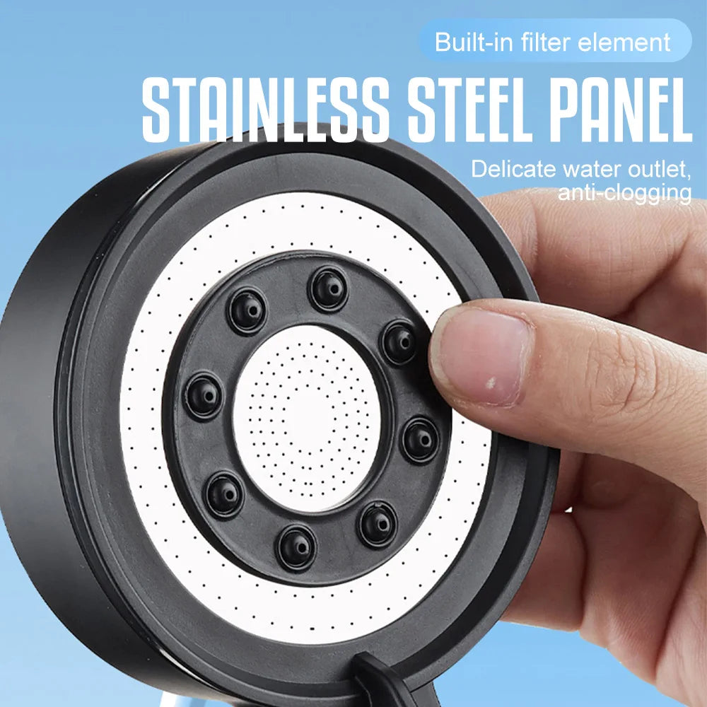 High Pressure Shower Head – 5 Jet Modes with Filter | Water Saving