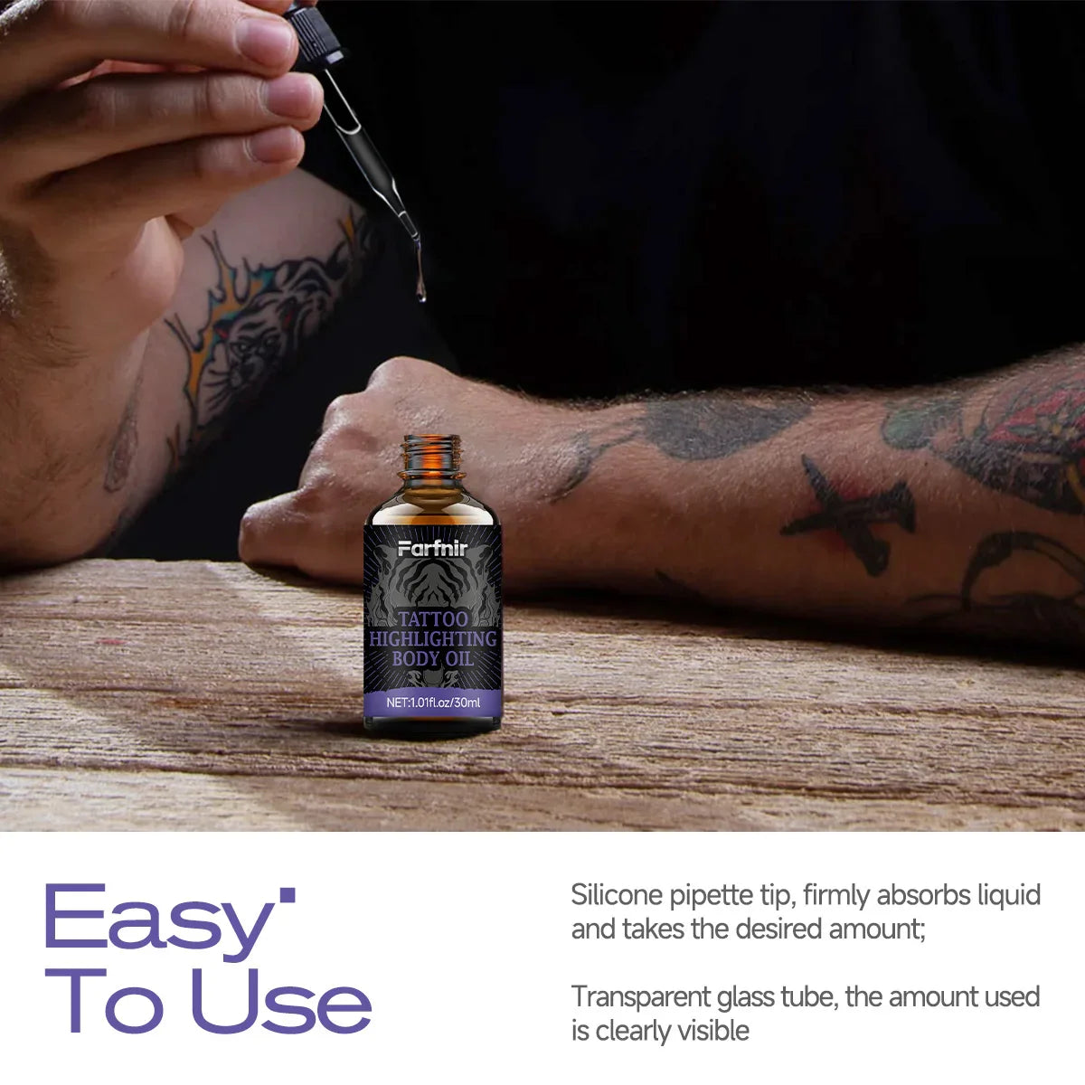 Hllozzi Tattoo Highlighting Oil – Brightens & Nourishes Skin