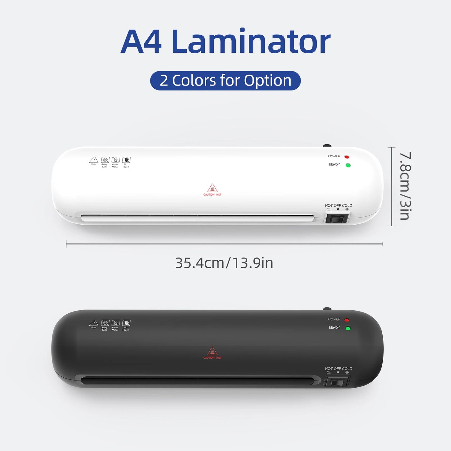 Bisofice A4 Laminator Set | Hot Cold, Paper Cutter & Puncher