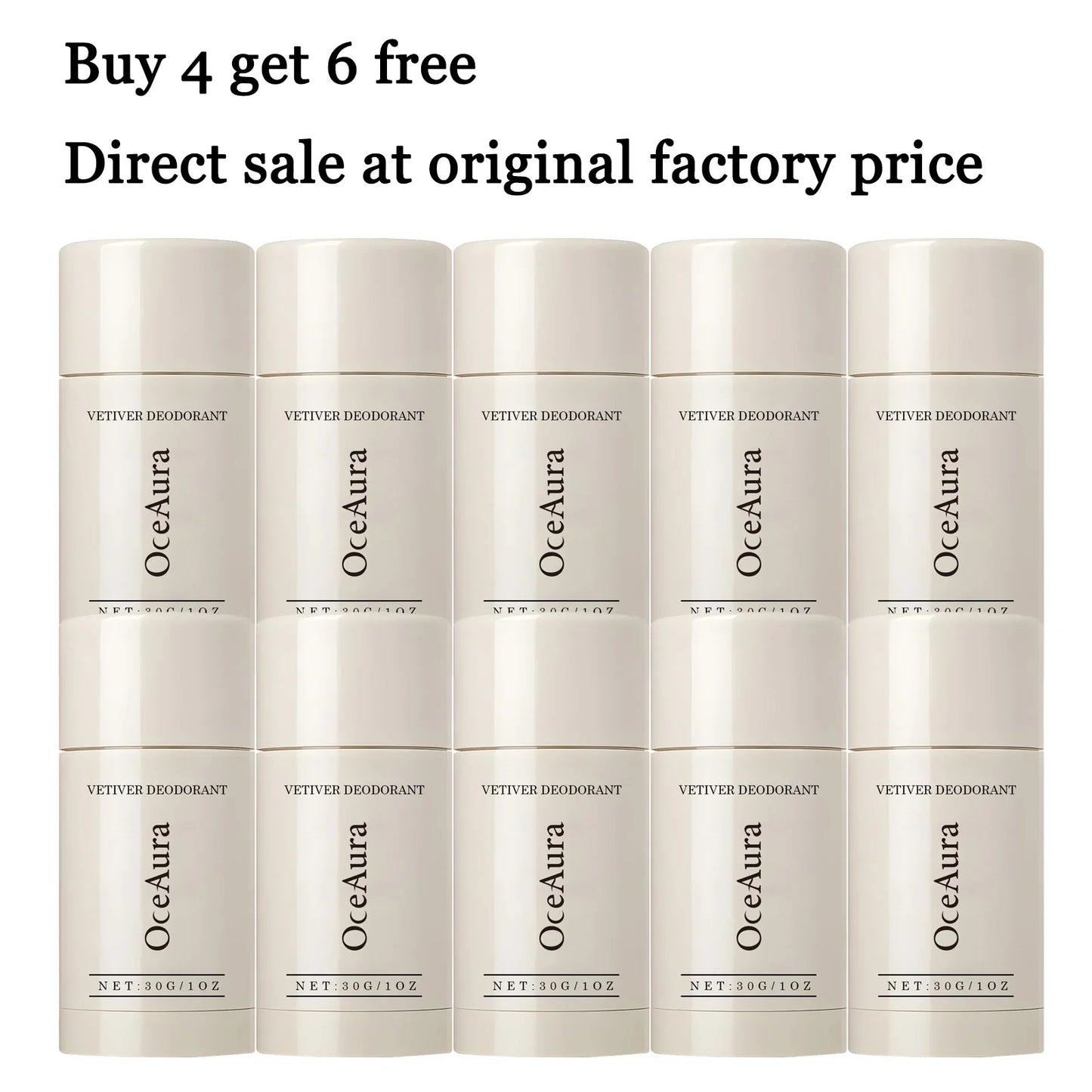 Vetiver Natural Deodorant Stick 30G | Alcohol & Aluminum Free