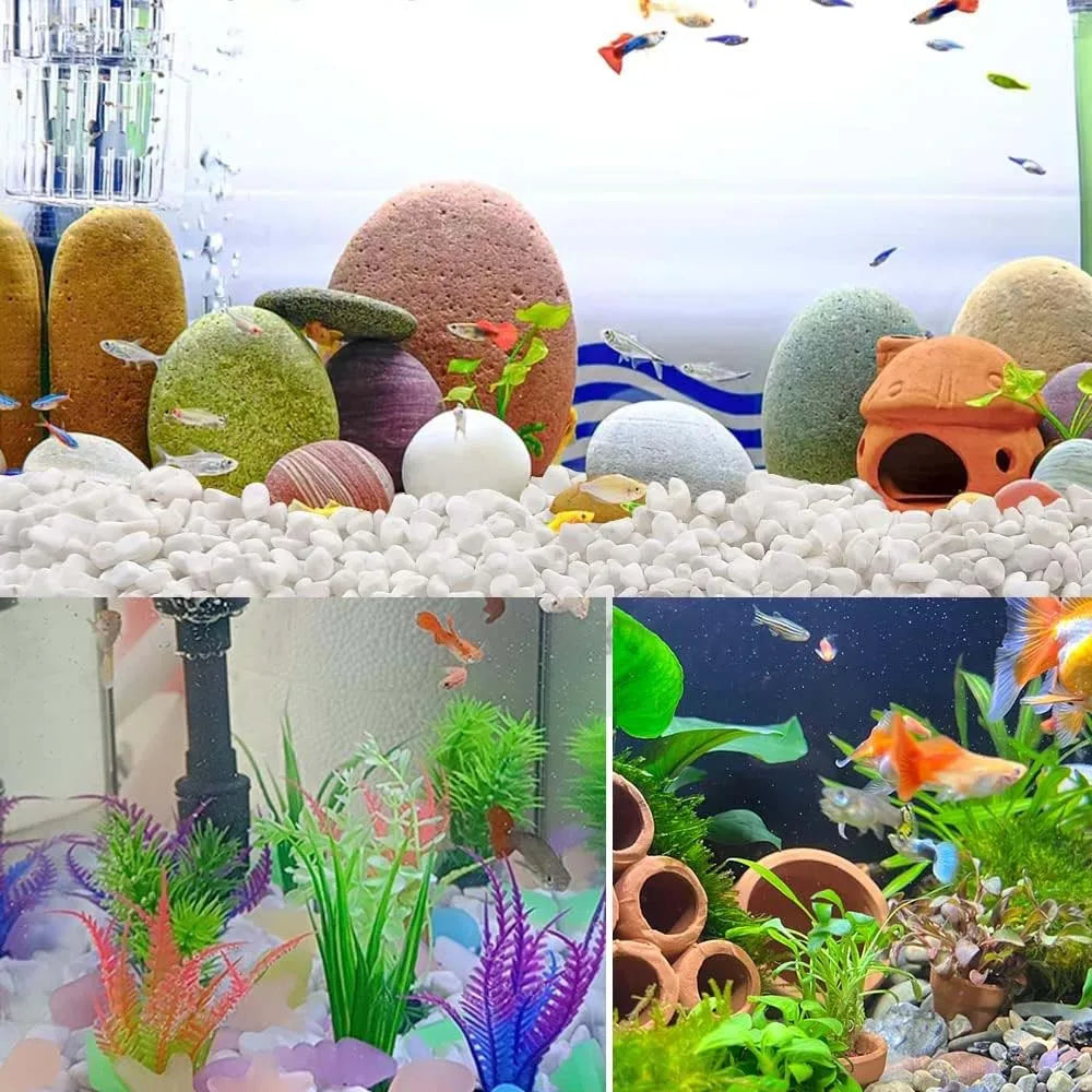 Decorative Cobblestone Pebbles – Succulents, Bonsai & Fish Tank