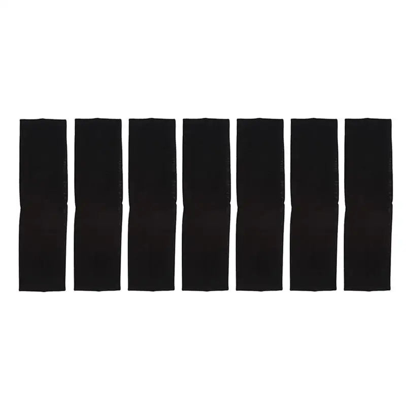 7Pcs Solid Color High Elasticity Headbands Yoga Exercise Headband Hair Accessories Sweat Absorbing Wide Edge Headband Peaceful Pleasures Health and Wellness 7pcs black