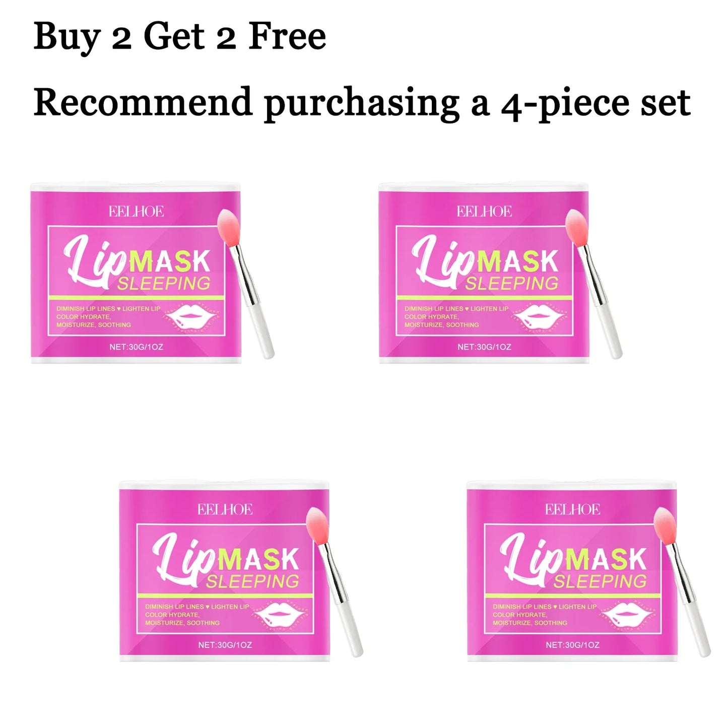 Pink Avocado Lip Sleeping Mask – Moisturize & Fade Fine Lines