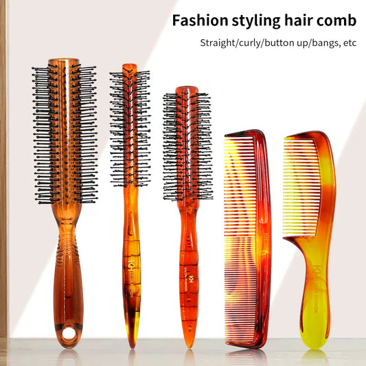 Anti-Static Round Hairbrush – Soft Bristle Salon Styling Comb Round Hair Brush Oasis Select
