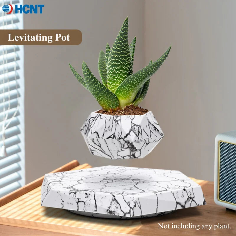 Magnetic Levitating Floating Plant Pot | Air Bonsai 360° Spin