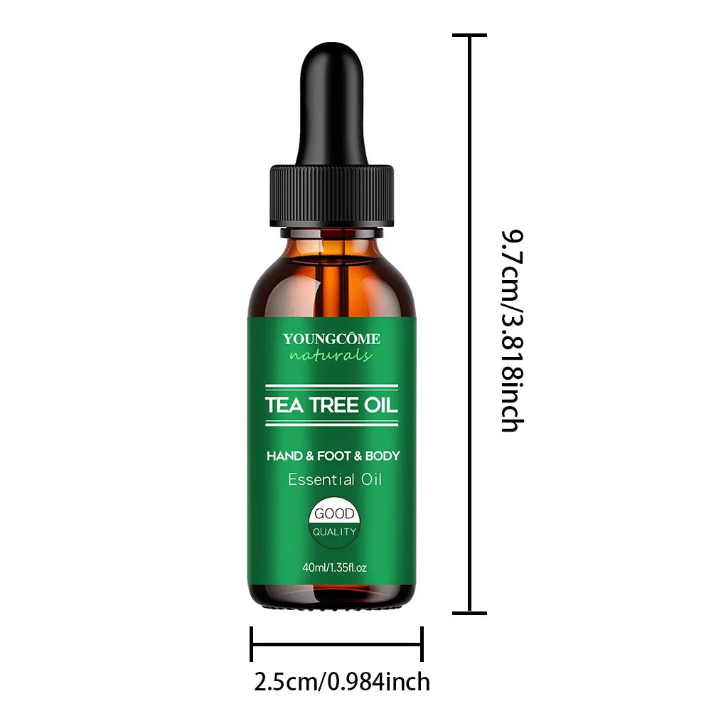 Tea Tree Essential Oil – Face, Body, Hair, Nails & Diffuser