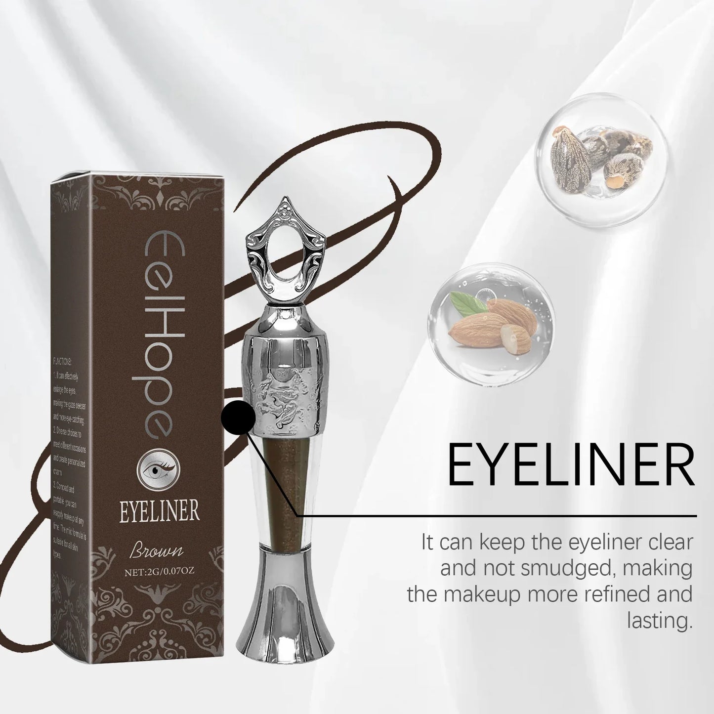 EELHOE Waterproof Liquid Eyeliner – 4 Colours, Sweatproof