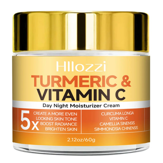 Turmeric & Vitamin C Moisturizer Cream | Hyaluronic Acid Face Moisturizer Cream Oasis Select TURMERIC WITAMIN