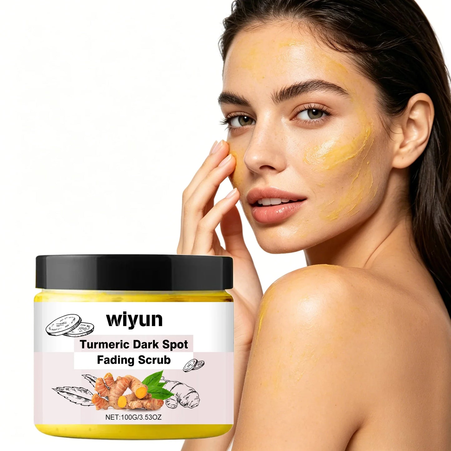 Turmeric Body Scrub Cream – Exfoliate, Brighten & Moisturize