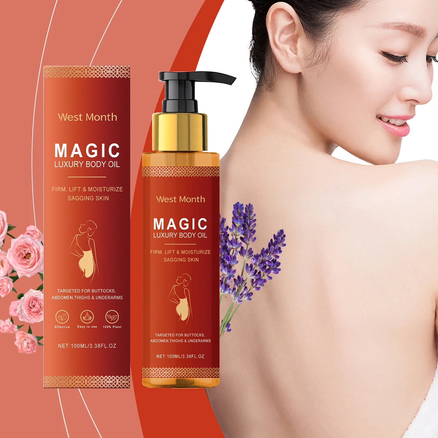 WESTMONTH Magic Luxury Body Oil – Firming & Moisturizing