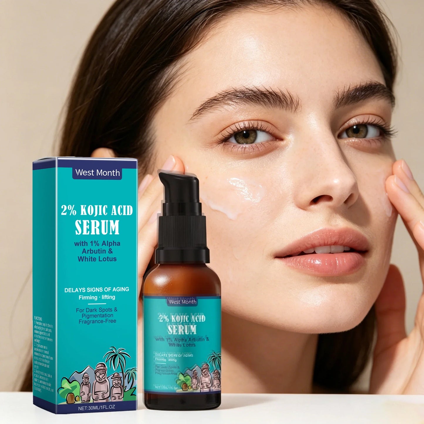 Kojic Acid Face Serum 30ml – Brighten & Even Skin Tone