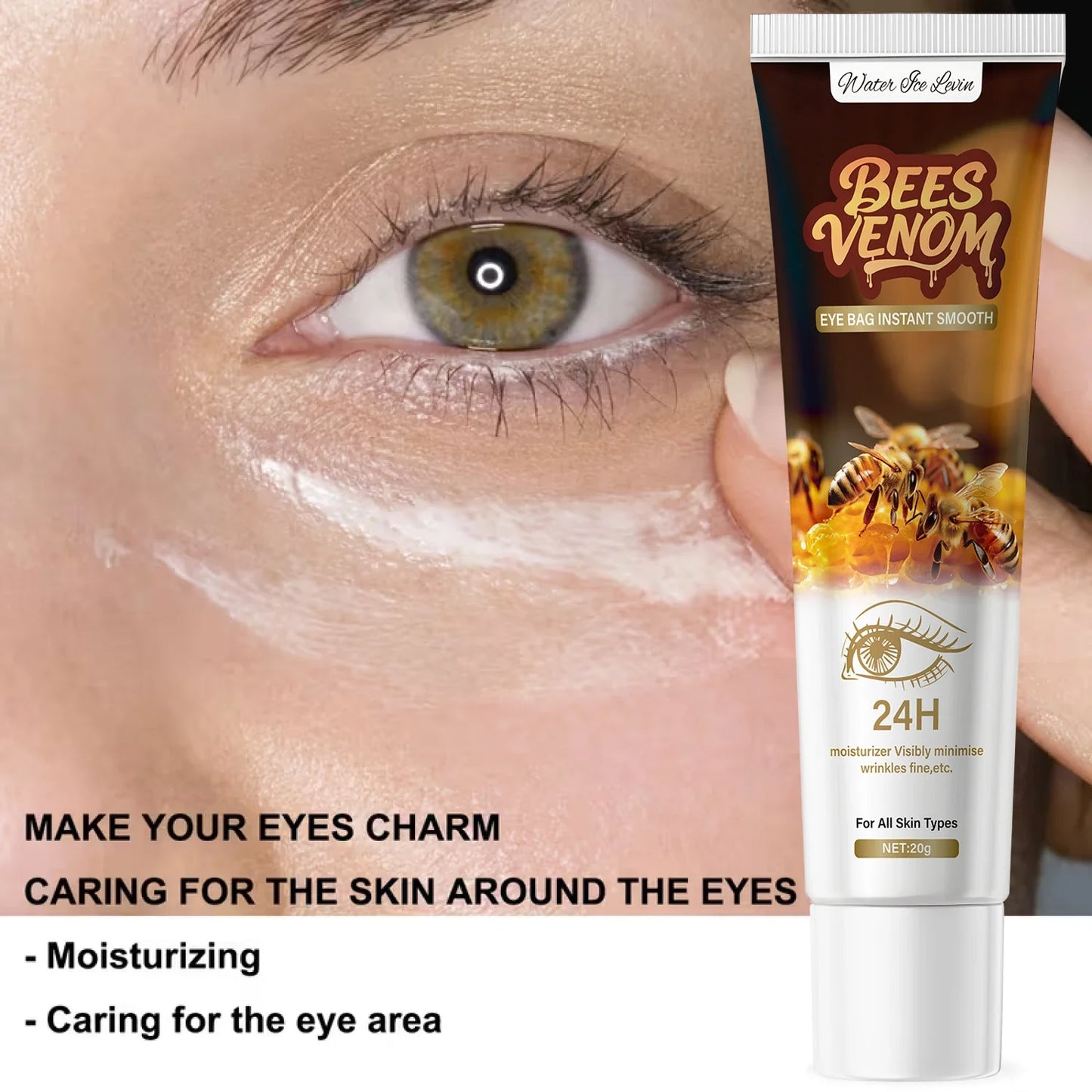 Bee Venom Eye Cream – Bags, Dark Circles & Firming