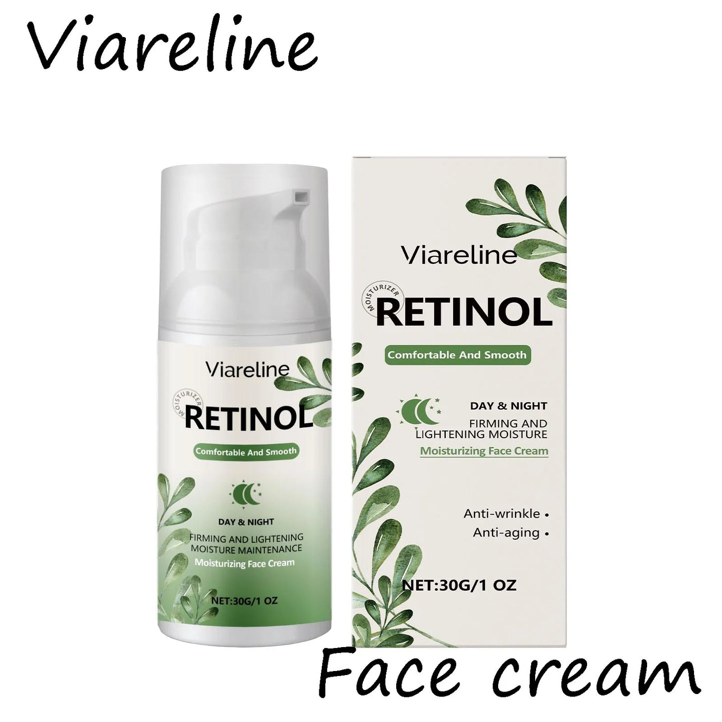 Viareline Retinol Face Cream – Firming & Moisturizing 30g