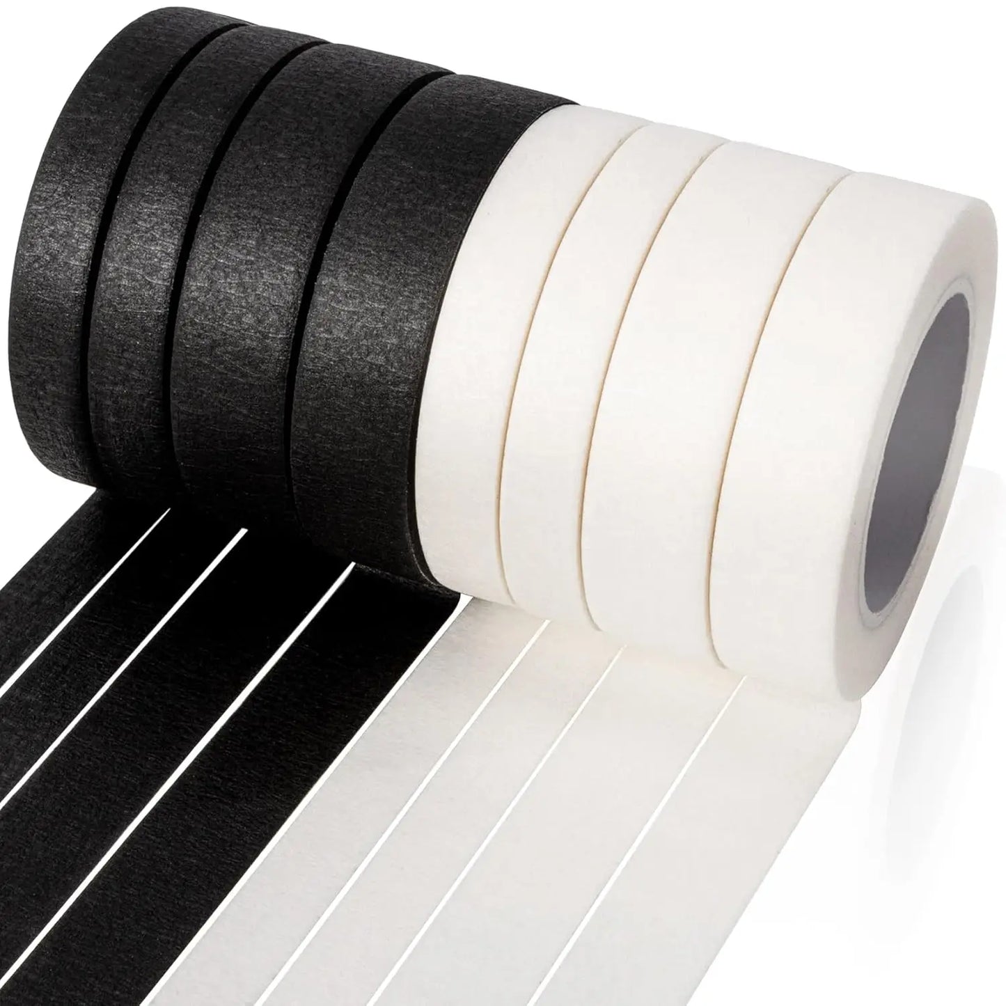 Black & White Masking Tape 2-Roll Set – Writable Painters Tape
