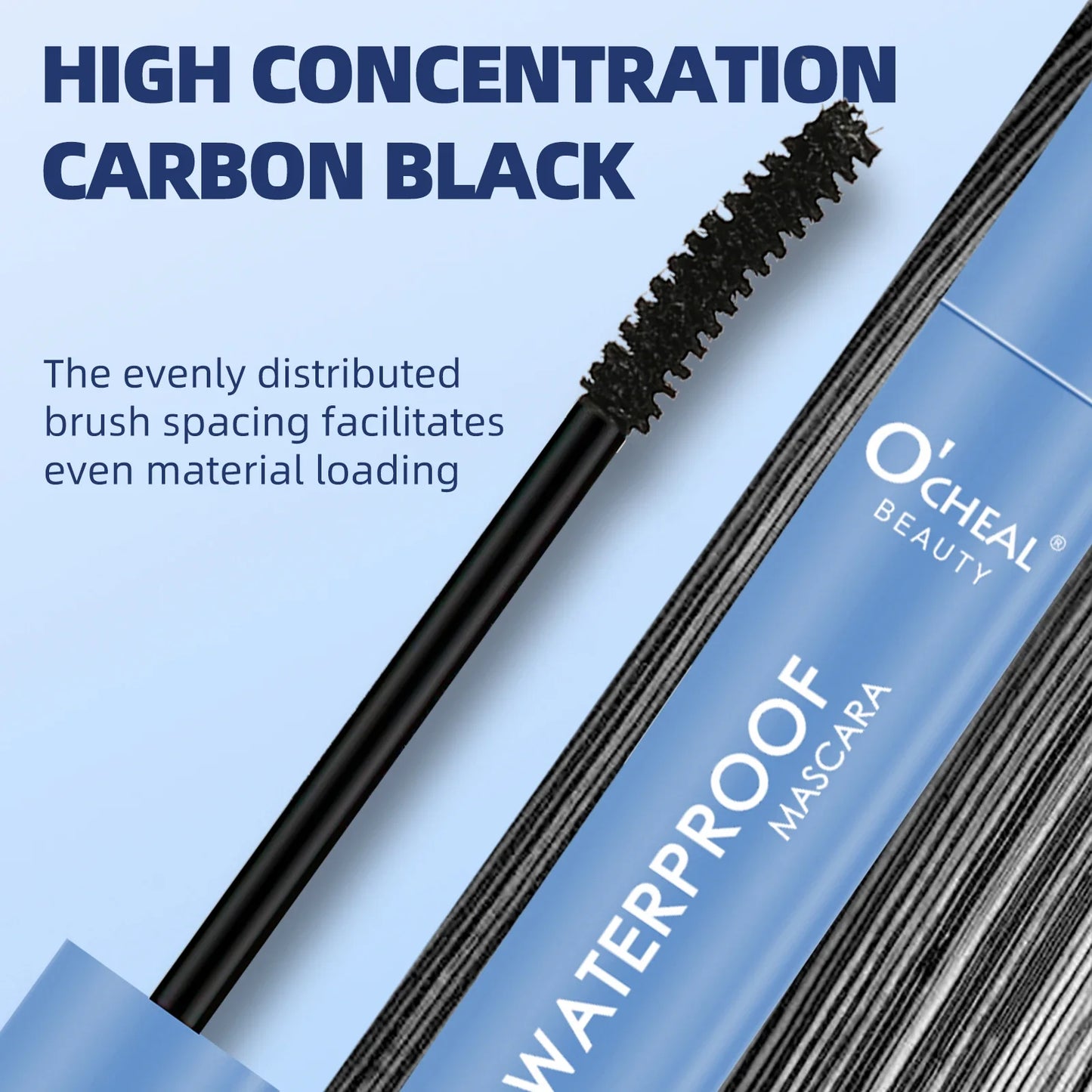 O'CHEAL 4D Waterproof Matte Mascara – Curling & Lengthening