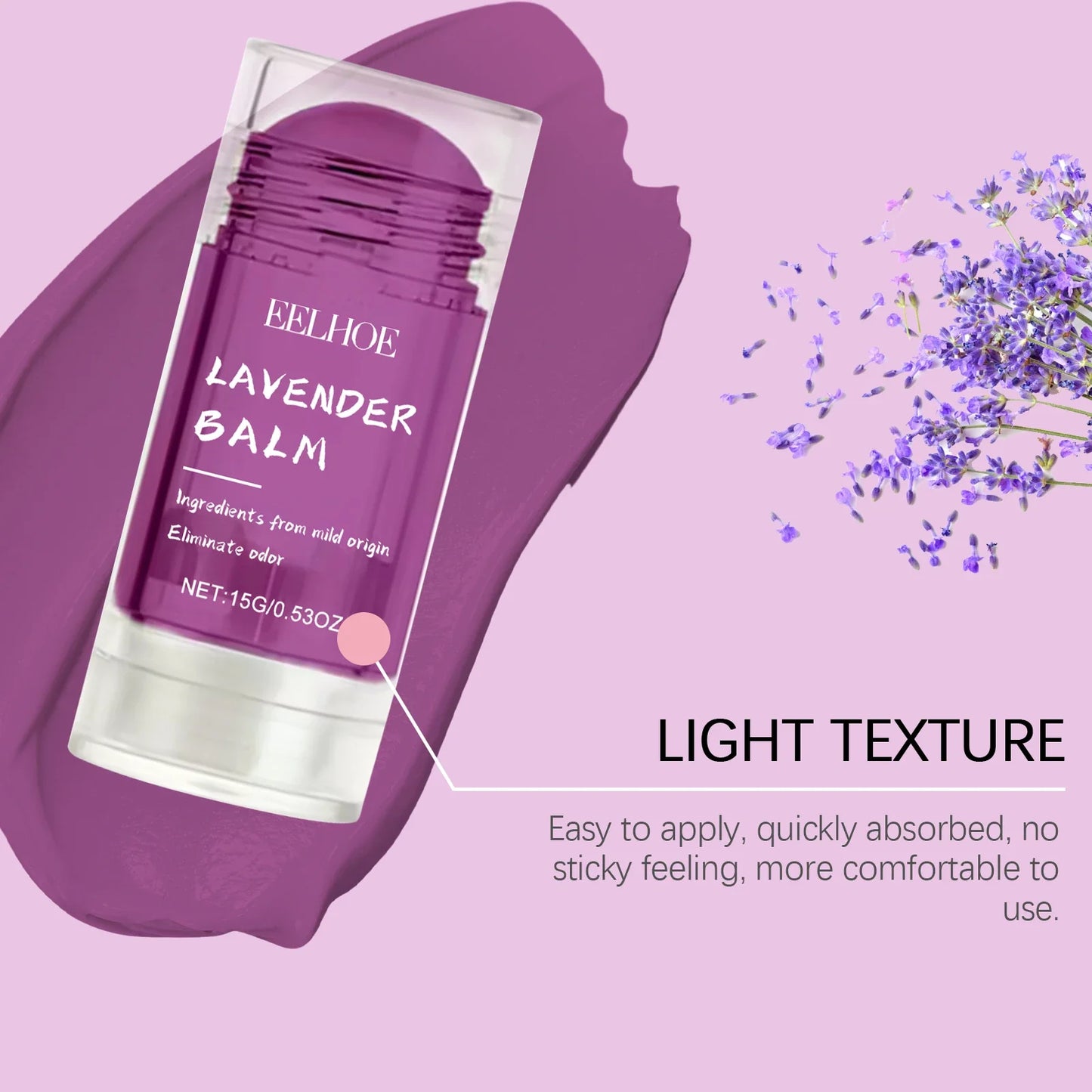 Lavender Body Balm Deodorant Stick 15g – Floral Fragrance