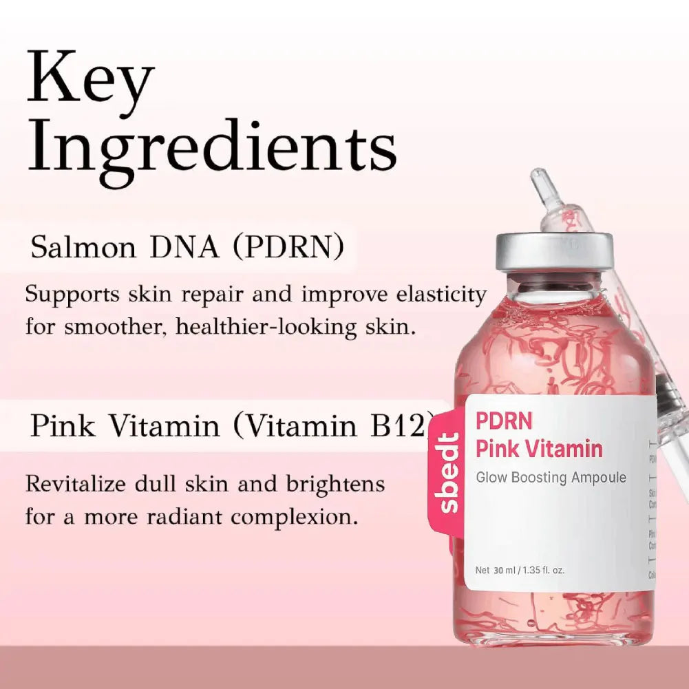 Deep Collagen Silk Peptide Peptide Pink Pdrn Vitamin Brightening Essence Ampoule Skin Care Facial Essence Moisturizing Skincare Peaceful Pleasures Health and Wellness