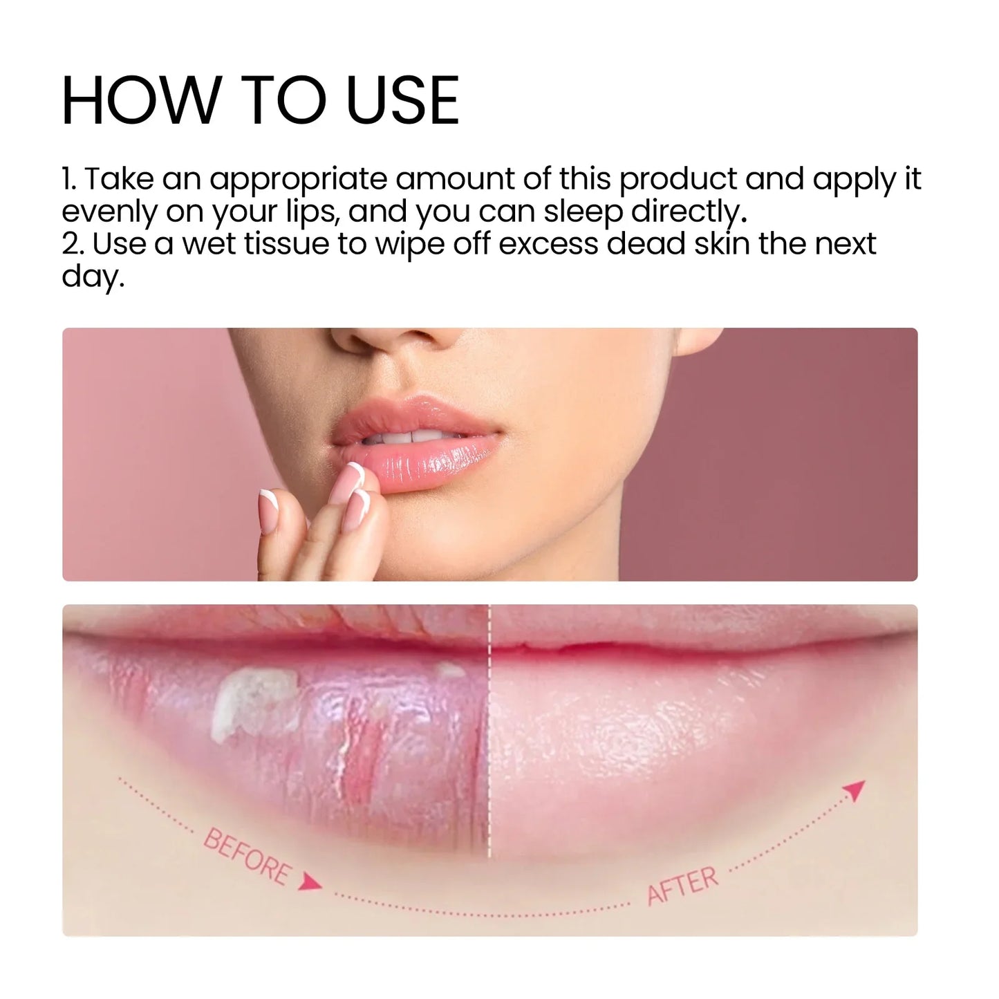 Peach Lip Sleeping Mask – Moisturizing Overnight Lip Repair