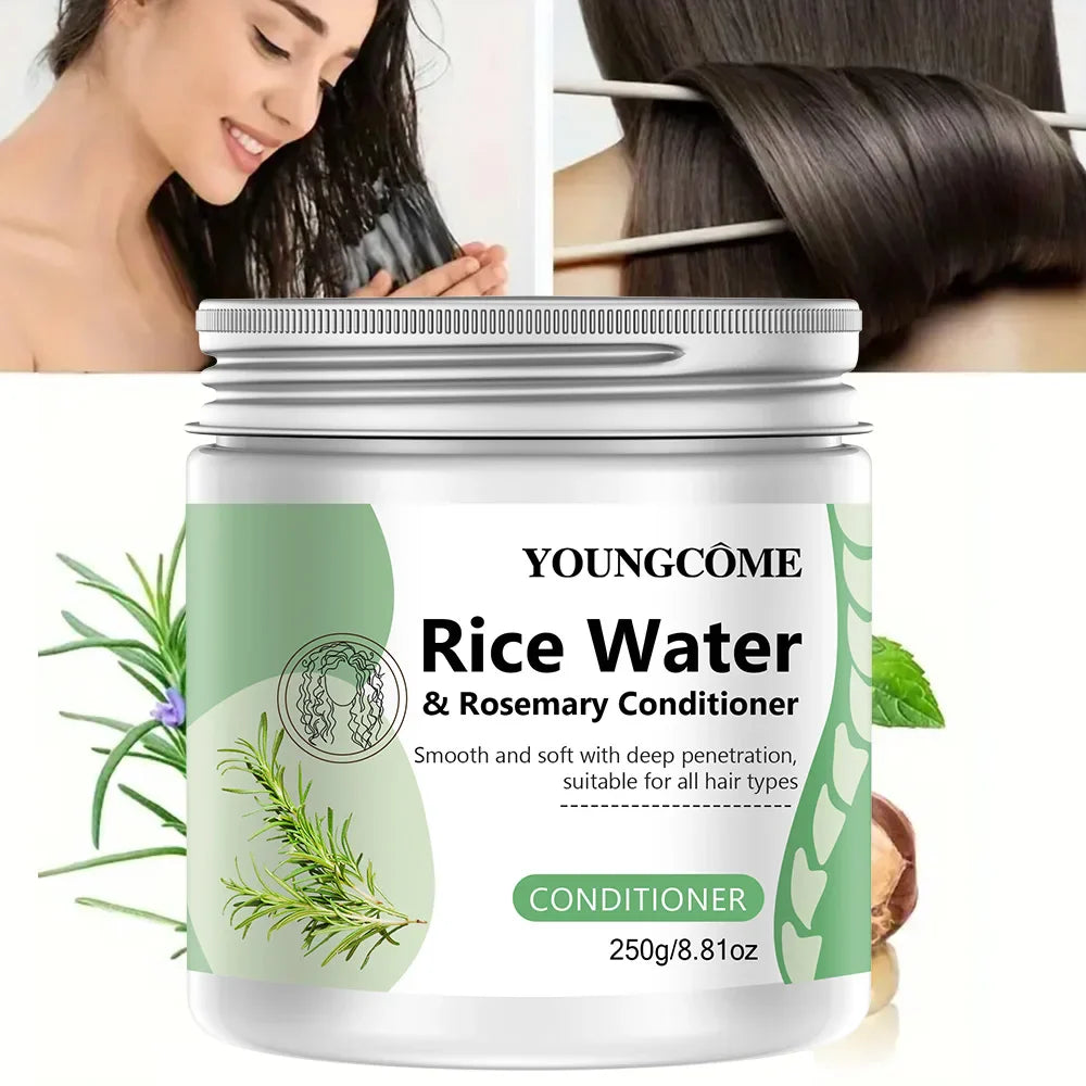Rice Water & Rosemary Conditioner – Volumizing & Nourishing