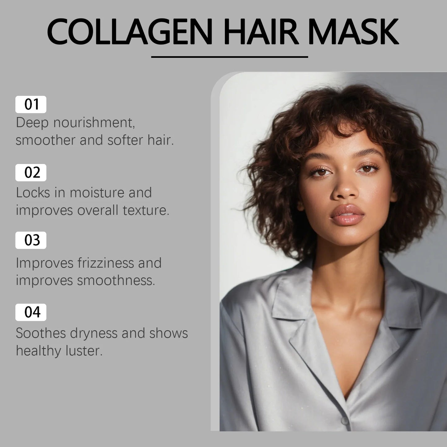 Keratin & Collagen Hair Mask – Argan Oil & Shea Butter | 100ml
