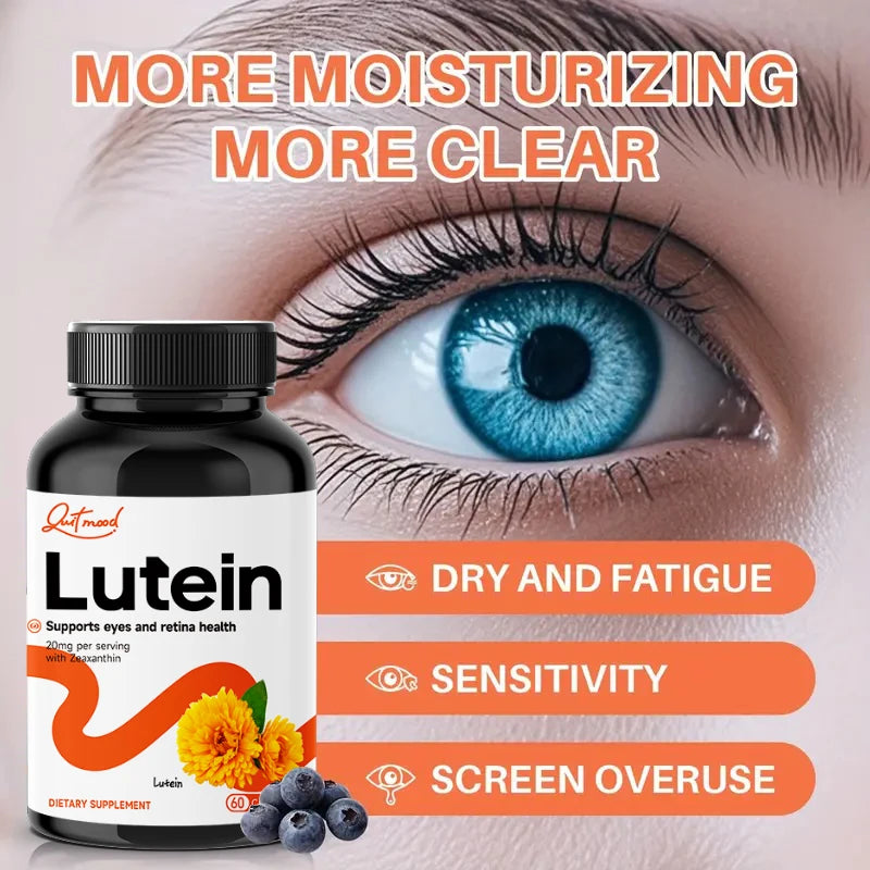 Eye Vitamins – Lutein & Zeaxanthin with Blueberry Extract Peaceful Pleasures Health and Wellness United States