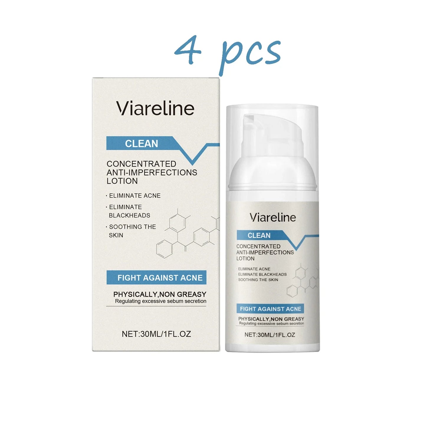 Viareline Salicylic Acid Acne Lotion – Clear Blackheads 30ml