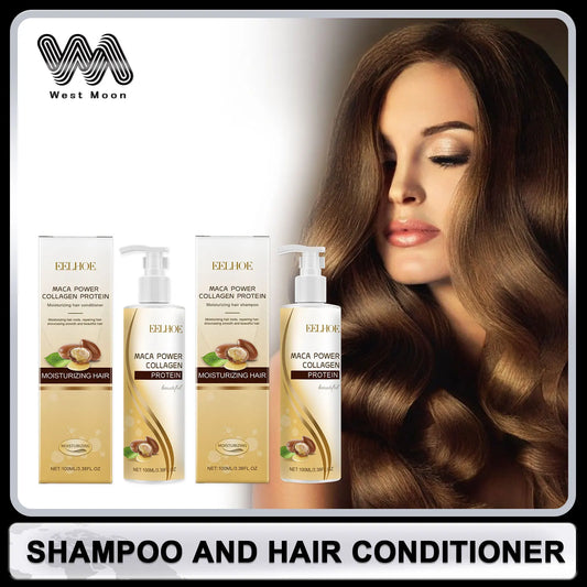 EELHOE Collagen Keratin Shampoo & Repair Mask | 100ml Collagen Hair Care Set Oasis Select