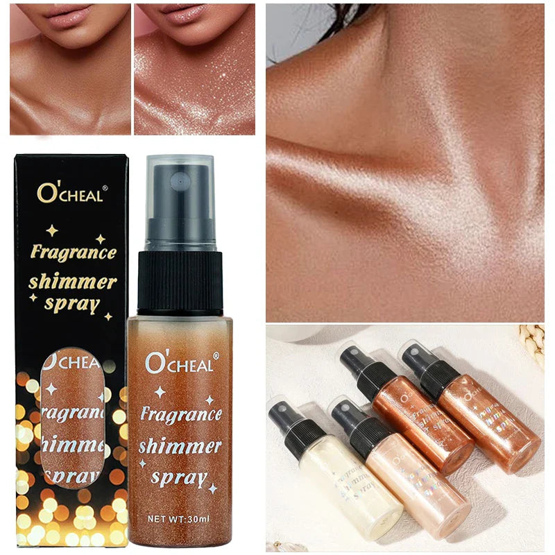 O'Cheal Shimmer Glitter Body Spray – Highlighter Mist 30ml