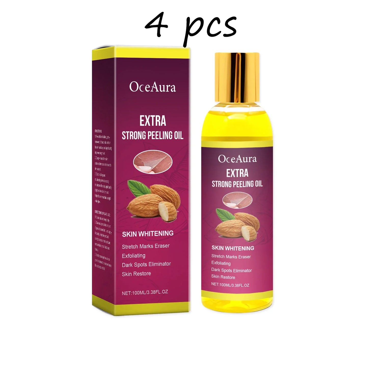OceAura Body Peeling Oil – Exfoliate, Moisturize & Brighten