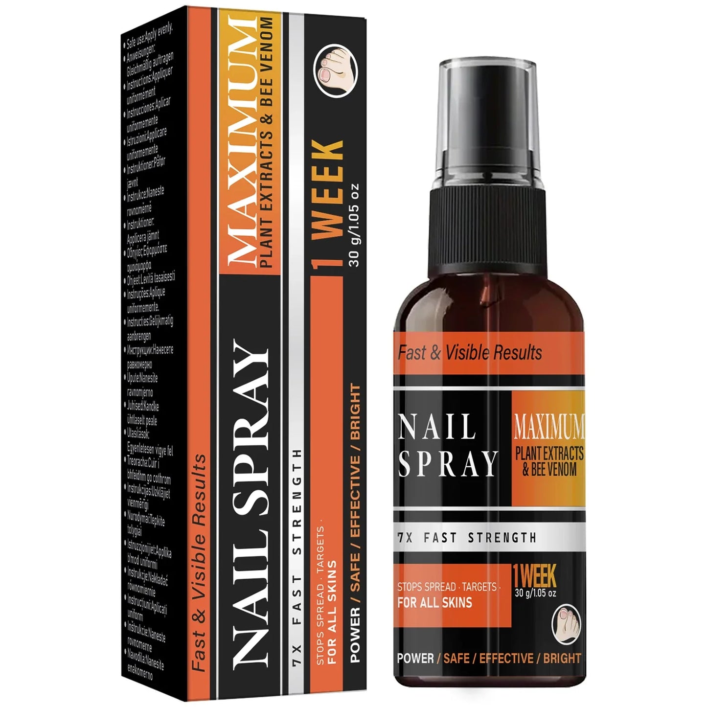 Nail Repair Spray – Bee Venom, Collagen & Hyaluronic Acid