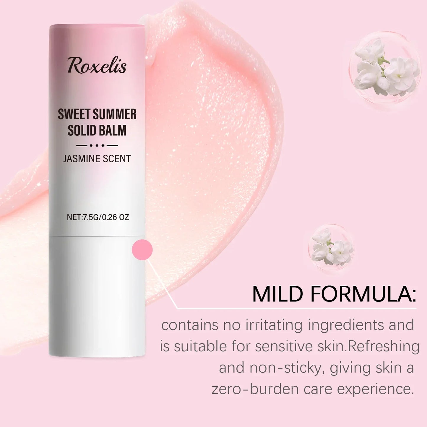 Floral & Fruity Solid Perfume Balm – Alcohol-Free, 7.5g