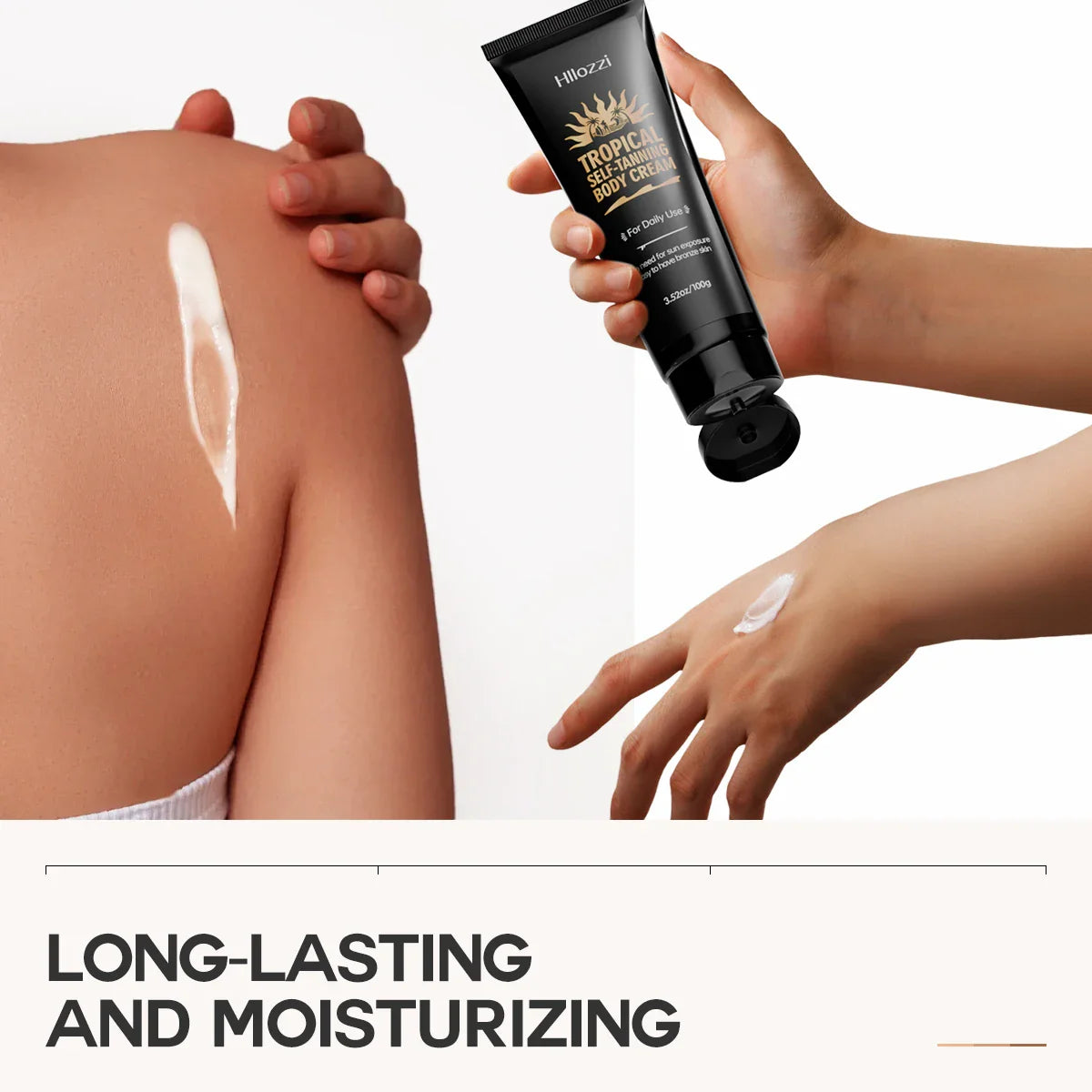 Self-Tanning Lotion with Coconut Oil – Face & Body Bronzer