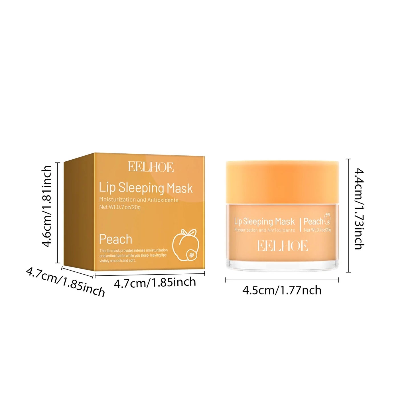 Peach Lip Sleeping Mask – Moisturizing Overnight Lip Repair