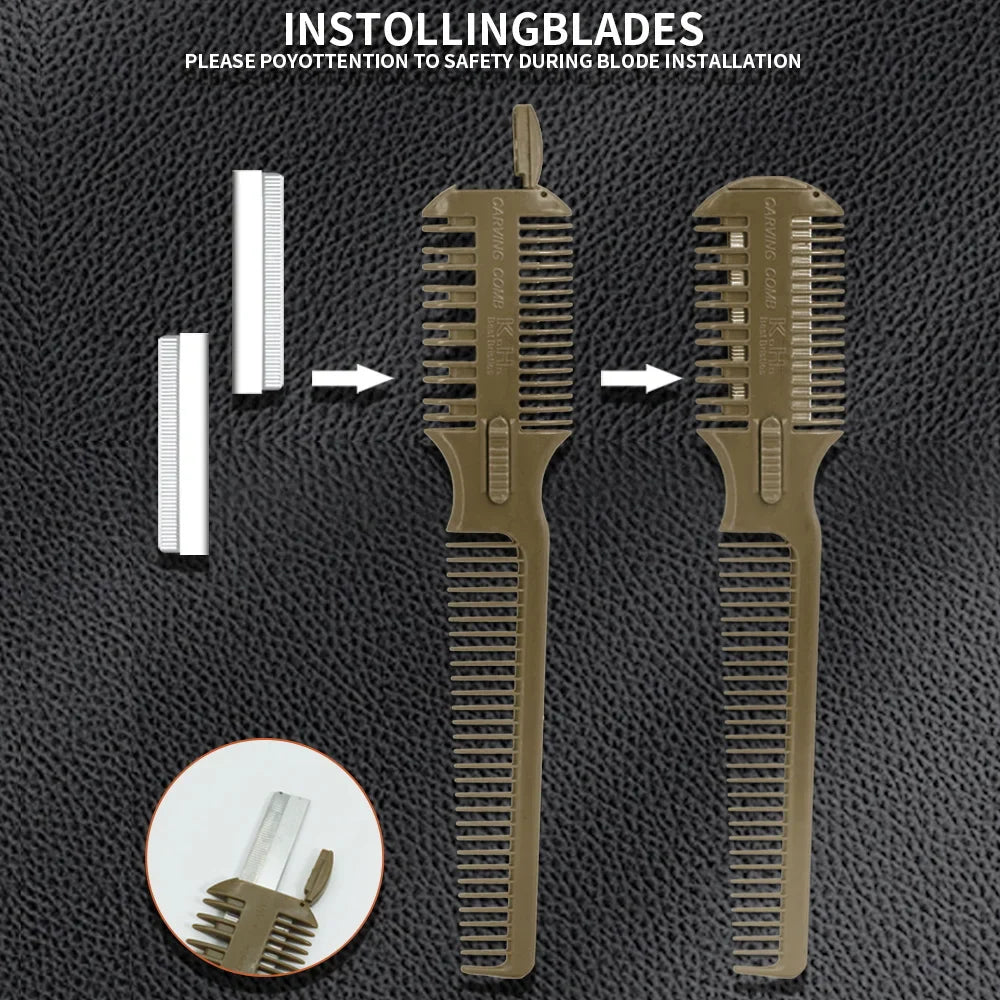 Razor Hair Cutter Comb – Trim, Thin & Style All Hair Types