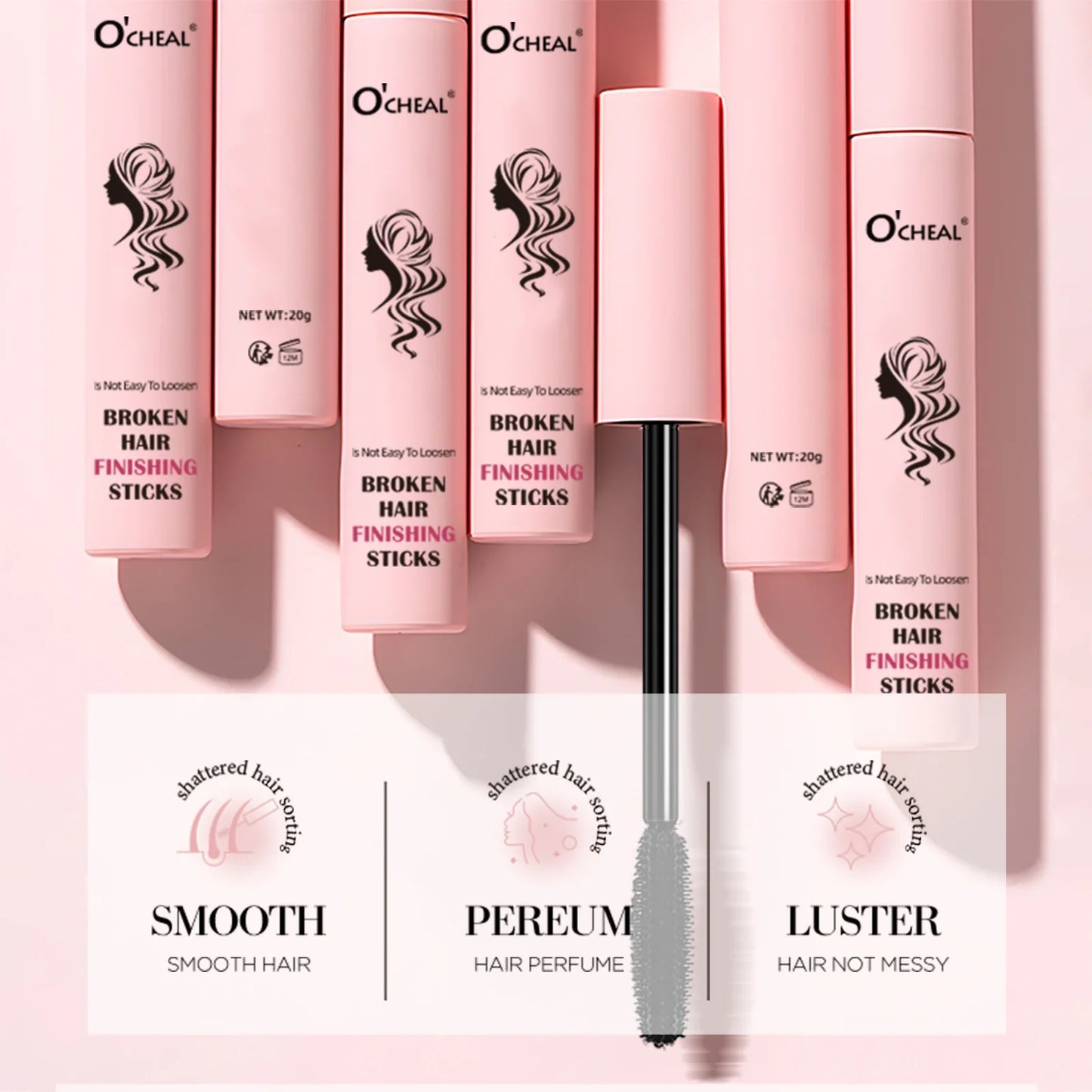 O'CHEAL Anti-Frizz Hair Wax Stick | Portable Styling Cream 20g