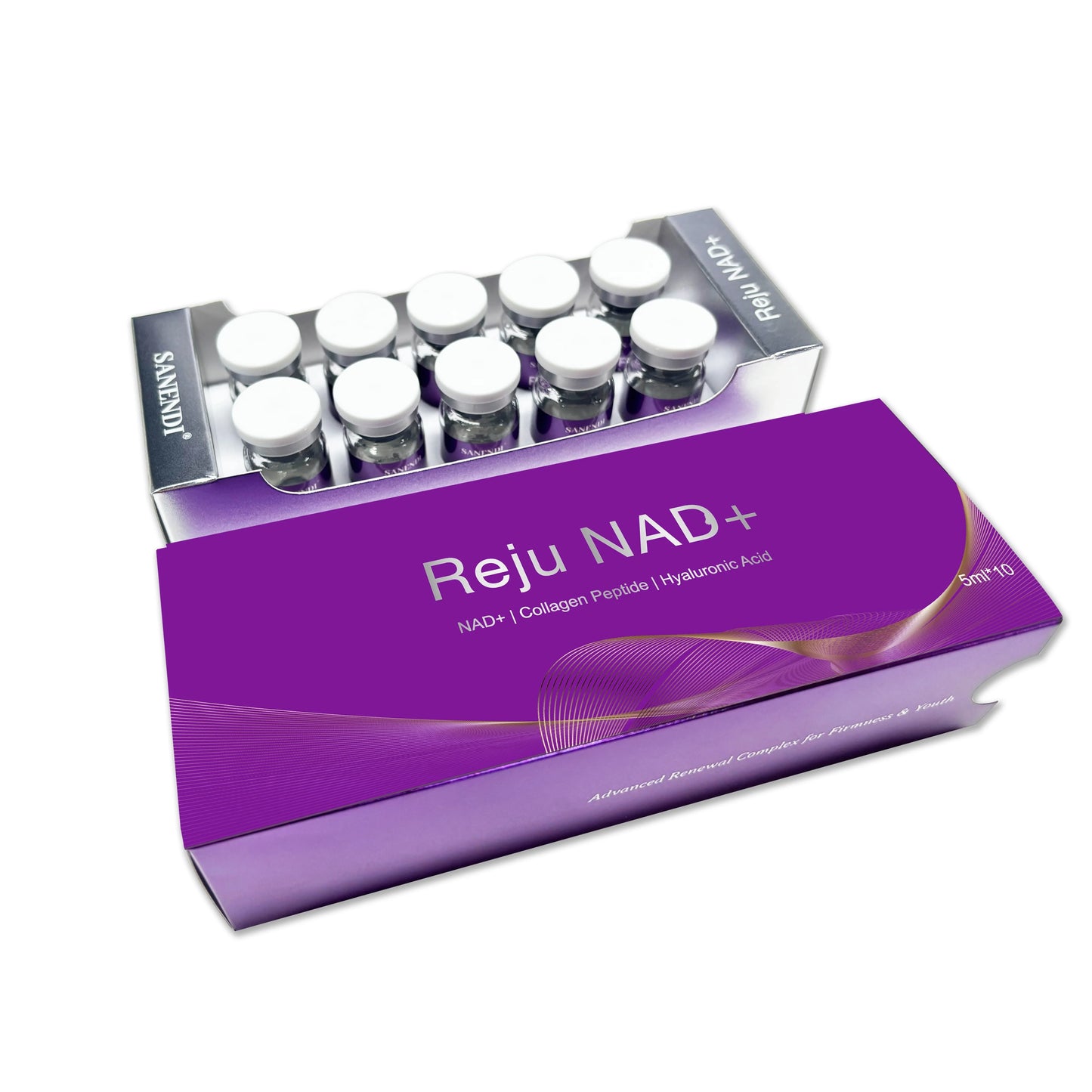 SANENDI NAD+ EGF 3-in-1 Serum Set | Hyaluronic Acid Facial Facial Serum Set Peaceful Pleasures Health and Wellness collagen