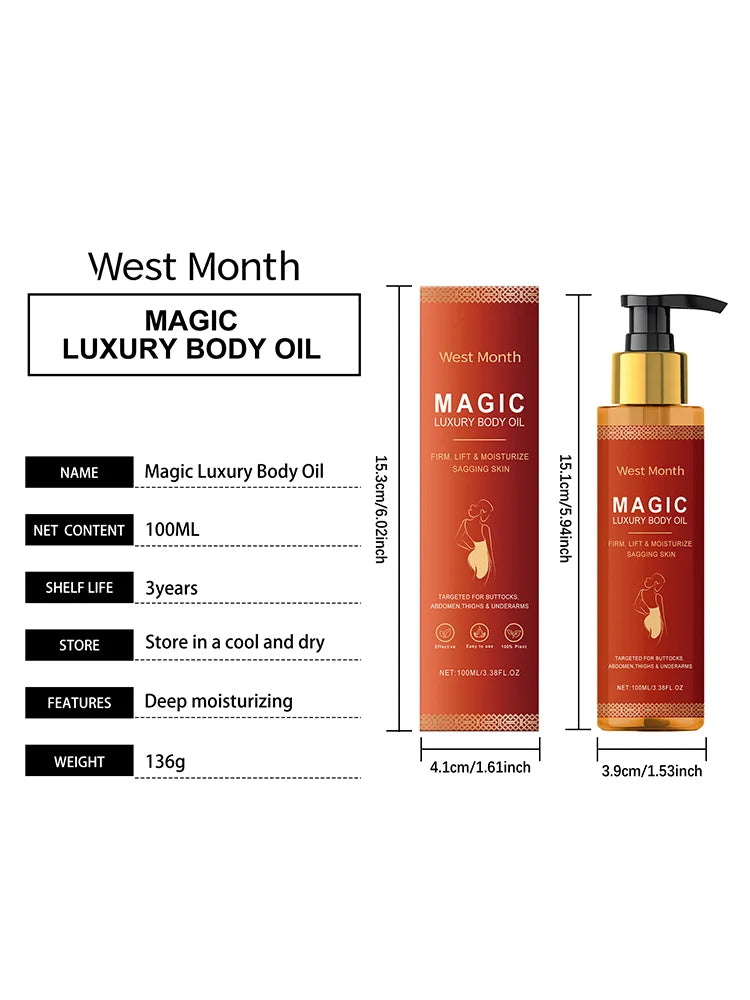 WESTMONTH Magic Luxury Body Oil – Firming & Moisturizing