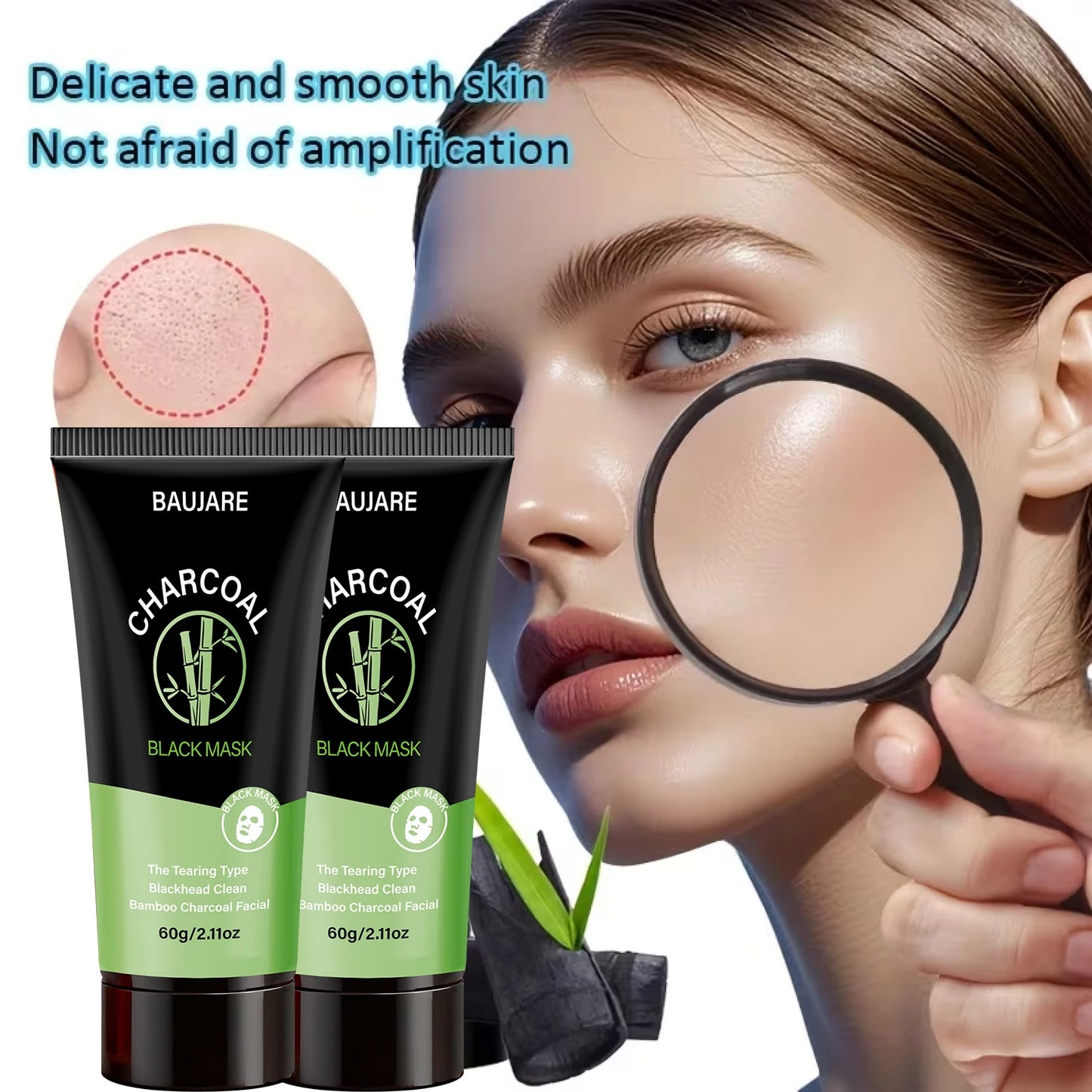 Charcoal Blackhead Peel-Off Mask | Centella & Niacinamide Peel-Off Face Mask Peaceful Pleasures Health and Wellness