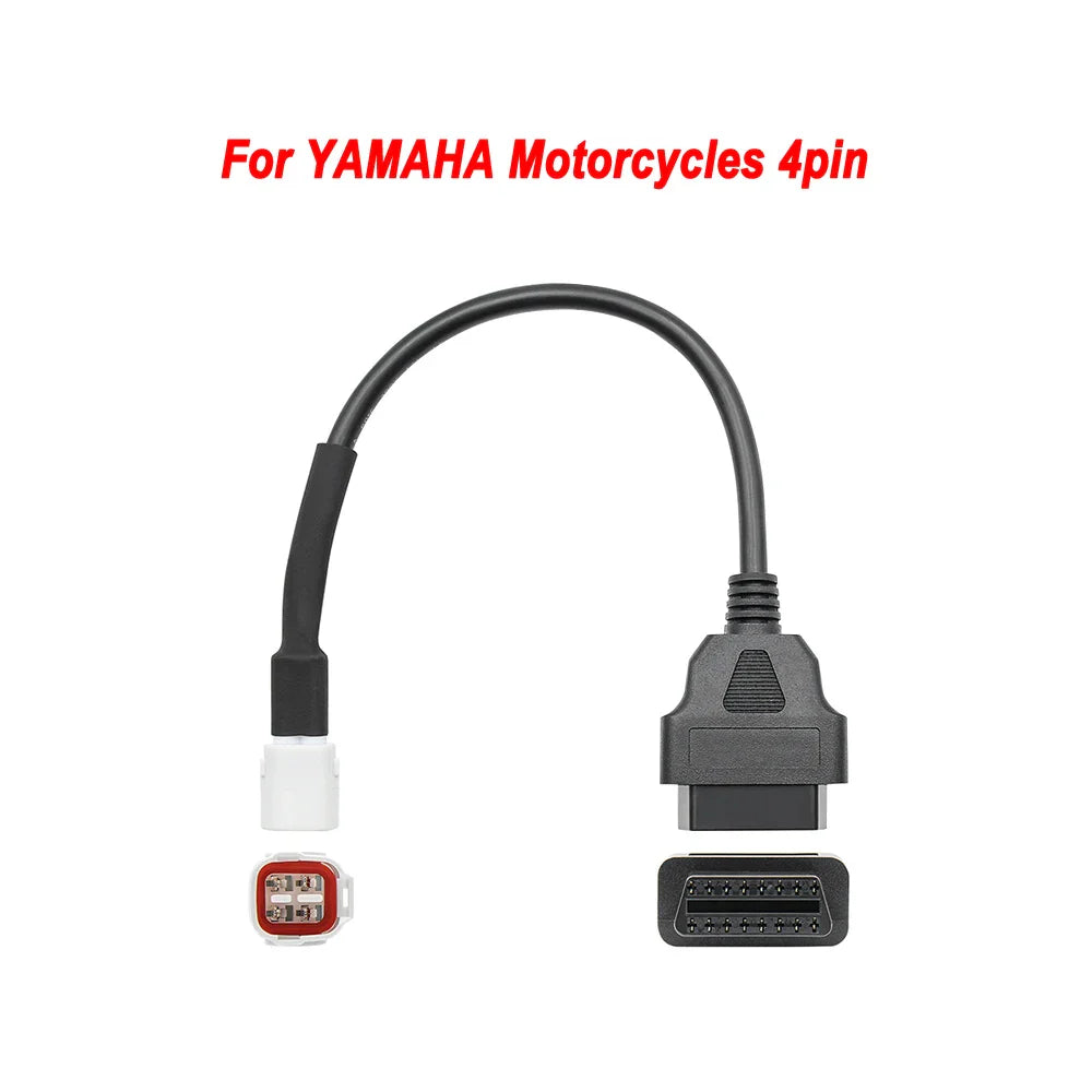 Motorcycle OBD2 Adapter 3/4/6 PIN – Yamaha & Honda Diagnostic
